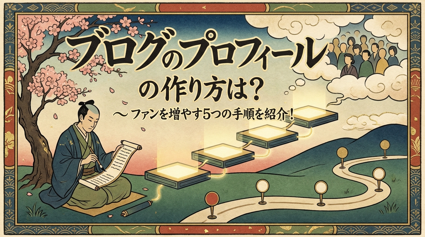 ブログのプロフィールの作り方は?ファンを増やす5つの手順を紹介!
