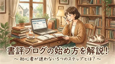書評ブログの始め方を解説！初心者が迷わない5つのステップとは？