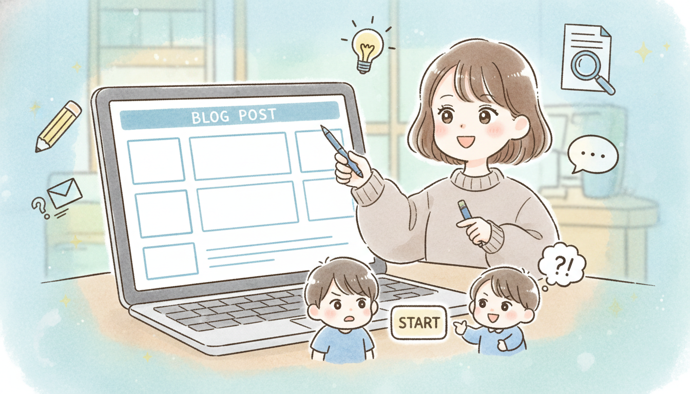 ブログを初めて投稿する際におすすめの例文とパターン