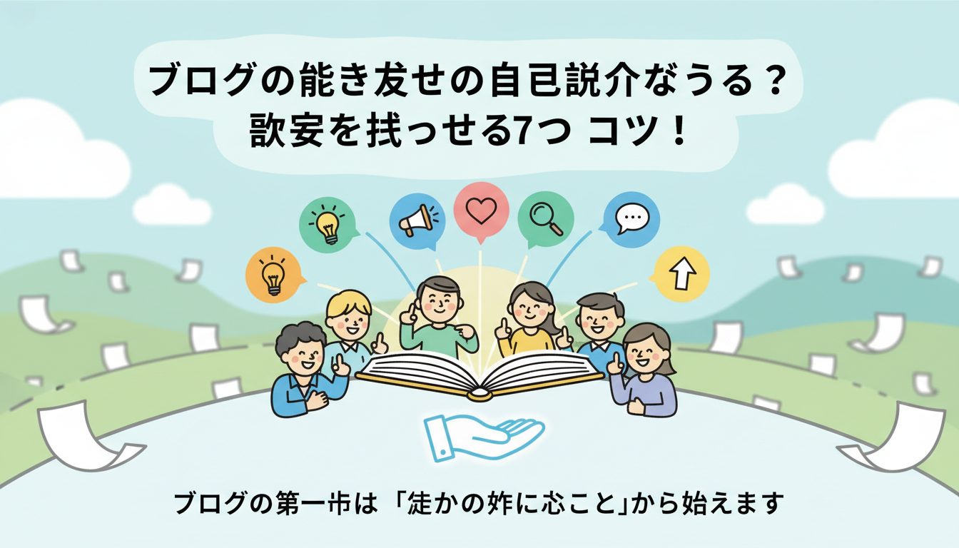 ブログの第一歩は「誰かの役に立つこと」から始まります