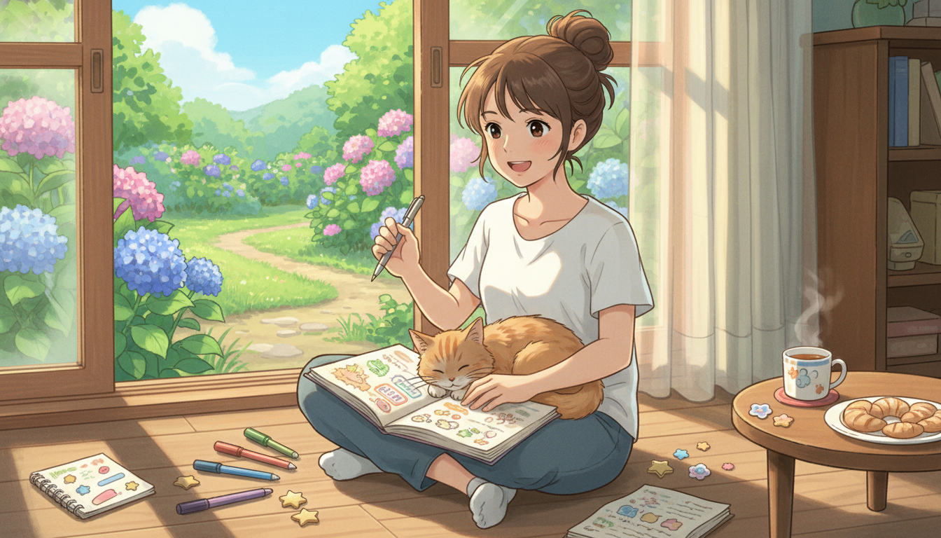 まずは肩の力を抜いて、今日から楽しく書き始めてみませんか
